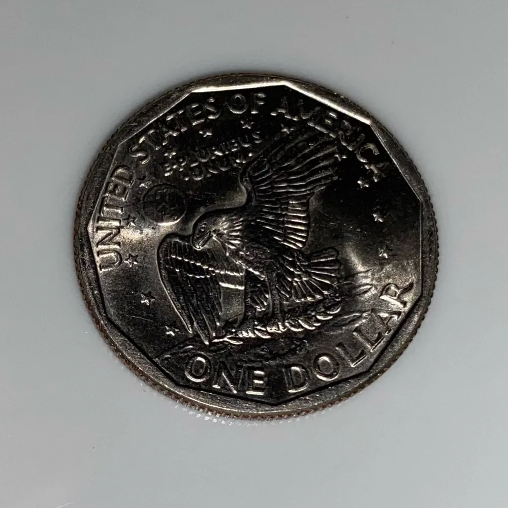 Coin-1979 Susan B. Anthony One Dollar Coin -Circulated-D-United States Liberty. - Picture 8 of 8